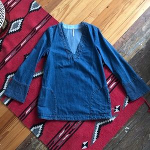 Free People Denim Dreams Tunic/Minidress